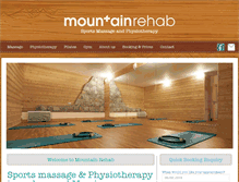 Tablet Screenshot of mountain-rehab.com